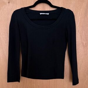 Vintage Dolce & Gabbana Black 3/4 Sleeve Top